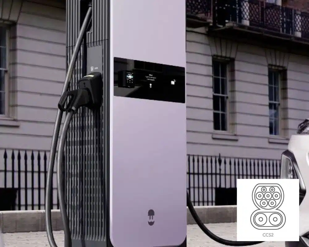 BORNE DC DOUBLE PRISE 60kW borne de recharge électrique | Econosol