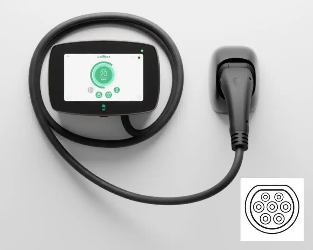 BORNE MURALE WALLBOX COMMANDER 2 – 22kW borne de recharge électrique | Econosol