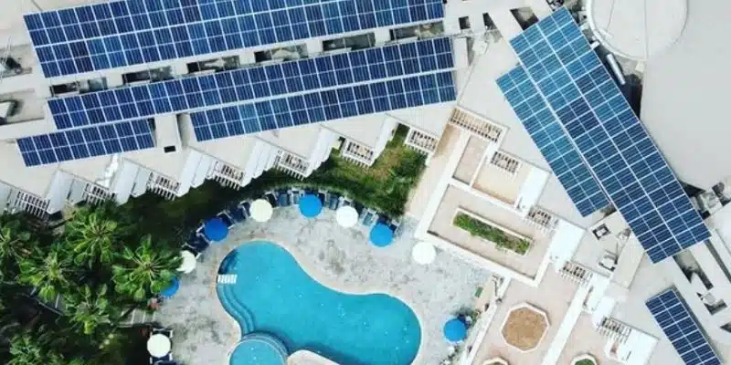 ODYSSEE PARK AGADIR 80.8 kWc Econosol au Maroc économie d'énergie hôtel | Econosol